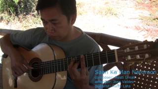 Saan Ka Man Naroroon Restituto Umali  RAFFY LATA  Classical Guitar [upl. by Raama]