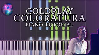 Coldplay  Coloratura Live  Studio Version Piano Tutorial Cover [upl. by Jamil]