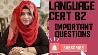 Language Cert B2 Part 1  Repeating Questions [upl. by Yeloc]