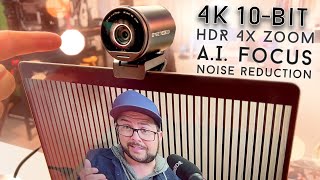 4k UHD Smart Webcam  EMEET s800 for streamers video calls amp conferencing [upl. by Yrohcaz]