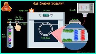 Gas Chromatography  GC Instrumentation  Gas Chromatography Animation  GC [upl. by Miksen]