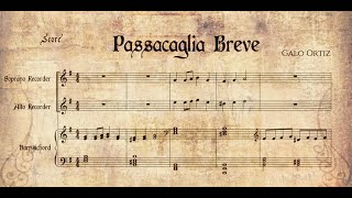 Passacaglia Breve  Galo Ortiz [upl. by Mckee]