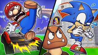 I Made Mario And Sonic Swap Games To See Whos Better [upl. by Anaytat]