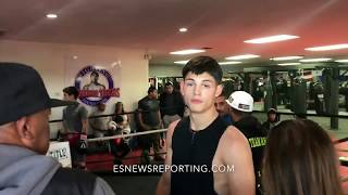 Amado and Emiliano Vargas at the grand opening  EsNews boxing [upl. by Pearl]