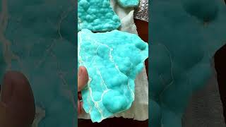 NEW ARRIVALS Top grade Hemimorphite slabs sooooooo blue [upl. by Sandi]