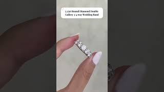 525ct Round Diamond Double Gallery Band [upl. by Jarrow]