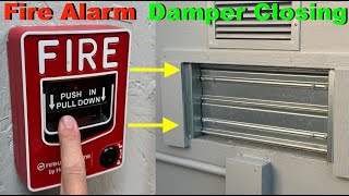 Fire Alarm Automatic Damper Closing In Generator Building [upl. by Minier]