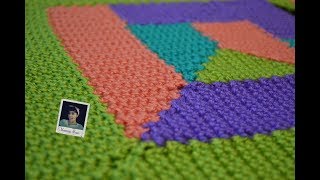 How to Crochet the Mile a Minute Afghan [upl. by Ahsinotna904]