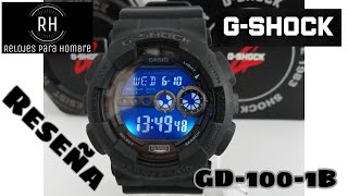 El GShock GD1001B MUUUUY grande En español [upl. by Nonnahsed]