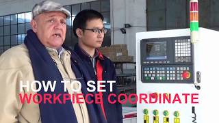 Workpiece Coordinate Setting Guide  Syntec Control System ATC CNC Router [upl. by Eirovi]