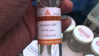 IV 84 Sodium bicarbonate [upl. by Mcnally]