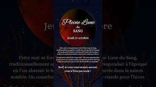 Pleine Lune du Sang fullmoon samhain [upl. by Morven]