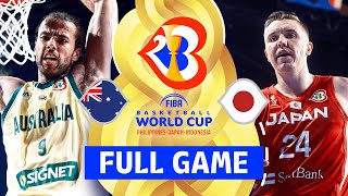 Australia v Japan  Full Basketball Game  FIBA Basketball World Cup 2023 [upl. by Yznil]