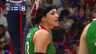 Semifinal Mexico vs Dominican Republic Replay  Womens Volleyball NORCECA Women Final Six 2024 [upl. by Jimmy]