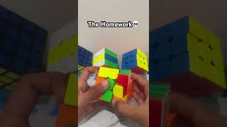 Teachers now days😤 rubikscube cubing cube memes [upl. by Halyhs]