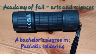 Fixing a decathlon pocket torch [upl. by Akital]