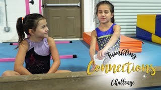 Sister VS Sister Gymnastics Tumbling Challenge Sariah SGG [upl. by Enreval459]