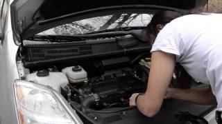 Mass Air Flow Sensor Cleaning Prius DIY Maintenance [upl. by Esille]