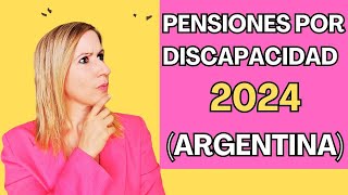 PENSIONES POR DISCAPACIDAD 2024 [upl. by Odella551]