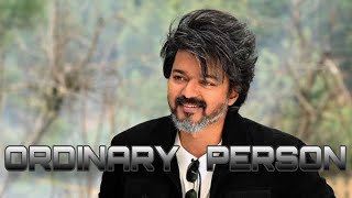 LEO  Ordinary Person Song  Thalapathy  Anirudh [upl. by Ohnuj]