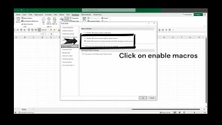 Macro activation for Excel on Windows [upl. by Zerep269]