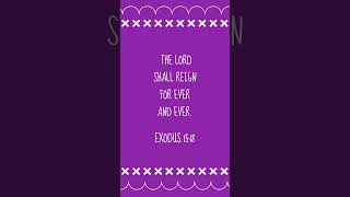 Bible Verse of the Day Exodus 1518 ✝ [upl. by Berri420]