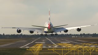 NEW FBW A380X  MSFS  Arrival into London Heathrow [upl. by Siuqram]