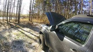 Toyota Tacoma  Sleeping Platform and Solar Setup [upl. by Kiley]