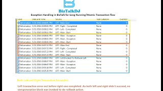 Exception Handling in BizTalk for Transactional Process flow [upl. by Bronny]