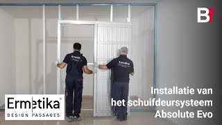 Installatie van schuifdeursysteem Absolute Evo [upl. by Tala]