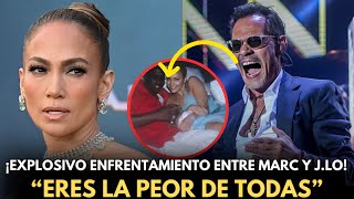 ¡ESCÁNDALO La DURA ACUSACIÓN de Marc Anthony a Jennifer López quotTÚ ERES LA PEORquot ¿Qué Pasó [upl. by Xavler]