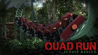 NoLimits 2 Quad Run  Jungle Rescue Chessington Tire Launch Coaster Concept [upl. by Sadler]