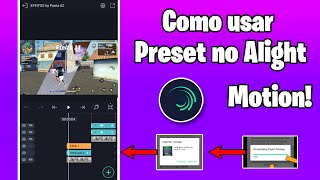 COMO ADICIONAR PRESETS NO ALIGHT MOTION  HOW TO USE PRESETS IN ALIGHT MOTION [upl. by Feodore515]