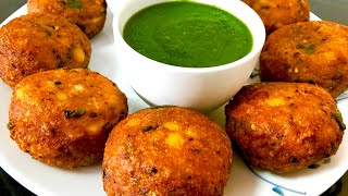 Aloo Tikki Recipe  How To Make Aloo Tikki Chaat At Home  Quick Snacks Recipe  Ruchi Bharani [upl. by Fagan]