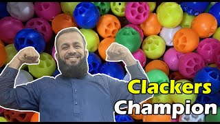 Clackers Champion clackers balls world record clackers challenge  New game tak tak  LATOLATO [upl. by Fay]