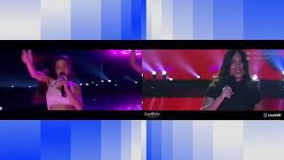 Eurovision 2024  Marina Satti  ZARI Greece  Grand Final vs Standin rehearsal comparison [upl. by Koenraad]