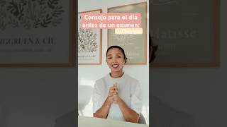 Consejo para el día antes de un examen [upl. by Llirrem690]