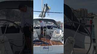 Hırvatistan Biograd Kornati Marina da kızımızı çıkışa hazırlıyoruz ⛵️⚓️🛟😍 sailing catamaran [upl. by Stokes920]