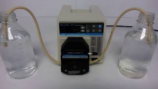 Cole Parmer MasterFlex Peristaltic Pump 755020 Drive w Easy Load 7720060 Head  11431 [upl. by Annahvas]