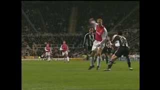 Bergkamps wonder goal against Newcastle United [upl. by Lonergan]