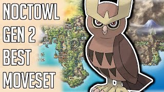 Noctowl Gen 2 Best Moveset  Noctowl Best Moveset Moves Pokemon Gold Silver Crystal [upl. by Bogie]