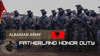 🦅 Albanian Army Ushtria Shqiptare 2024 4K 🇦🇱 FatherlandHonorDuty [upl. by Kampmeier289]