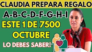 🔴 ¡ATENCIÓN LA PRESIDENTA Y SU REGALO PARA ADULTOS MAYORES 💰 PENSIÓN BIENESTAR 🔥 1 DE OCTUBRE [upl. by Waddington]