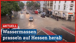 Unwetter in Hessen I hessenschau [upl. by Valerie856]