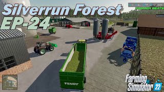 EP24 Farming Simulator 22 Cows  Sheep  HAY  Straw  Bales  Wool  Flour  Silage  Profit Music [upl. by Etana]