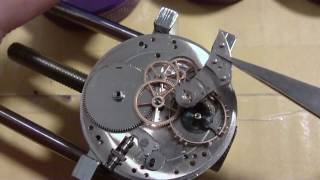 How I take apart a pocket watch Hamilton 916 [upl. by Lehplar]