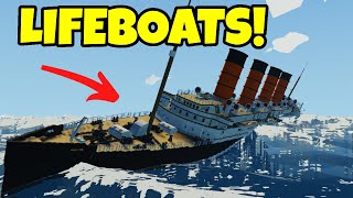 GIANT Sinking Ship Survival In Stormworks Multiplayer [upl. by Anifur520]