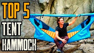 TOP 5 BEST HAMMOCK TENT for CAMPING amp BACKPACKING [upl. by Spatola]