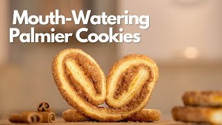 Crunchy Cinnamon Palmiers Recipe [upl. by Olia]