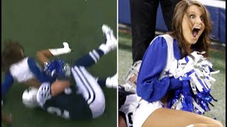 Football HILARIOUS Cheerleader Moments [upl. by Yejus652]